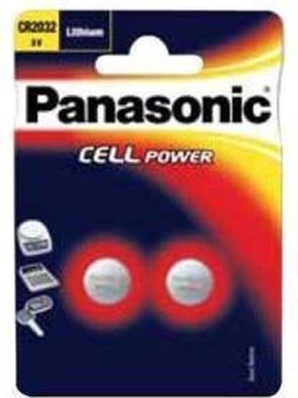 1x2 Panasonic CR 2032 Lithium Power - 2 kpl