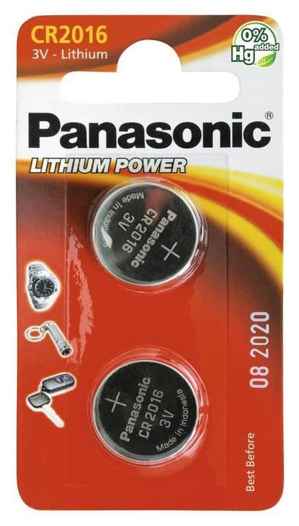 1x2 Panasonic CR 2032 Lithium Power - 2 kpl
