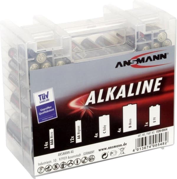 Ansmann 1520-0004 husholdningsbatteri Engangsbatteri Alkaline