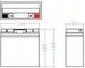 Miniatyrbillede 9 af 9: Green Cell AGM09 industrielt genopladeligt batteri Forseglet blysyre (VRLA) 18000 mAh 12 V