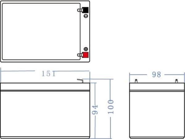 Green Cell AGM48 UPS-batteri Forseglet blysyre (VRLA) 12 V 10 Ah