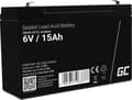 Miniatyrbillede 7 af 7: Green Cell AGM40 UPS-batteri Forseglet blysyre (VRLA) 6 V 15 Ah