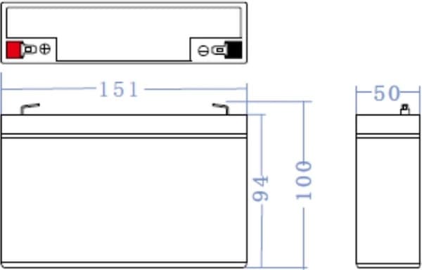 Green Cell AGM16 UPS-batteri Forseglet blysyre (VRLA) 6 V 10 Ah