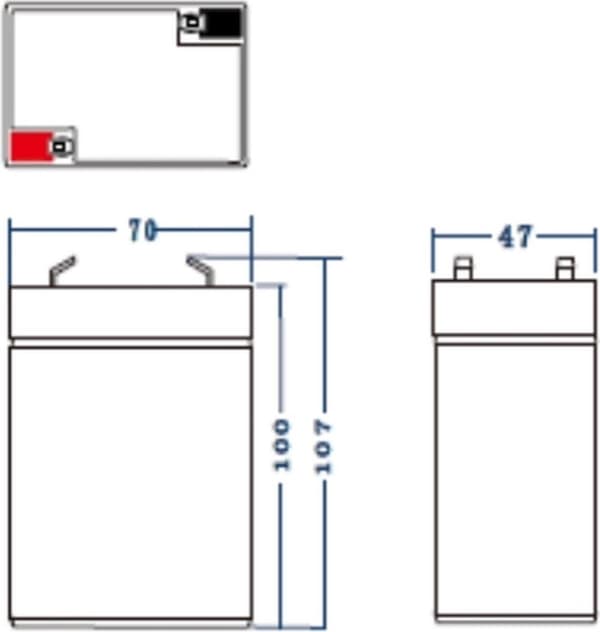 Green Cell AGM15 UPS-batteri Forseglet blysyre (VRLA) 6 V 4 Ah
