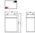 Miniatyrbillede 7 af 7: Green Cell AGM15 UPS-batteri Forseglet blysyre (VRLA) 6 V 4 Ah