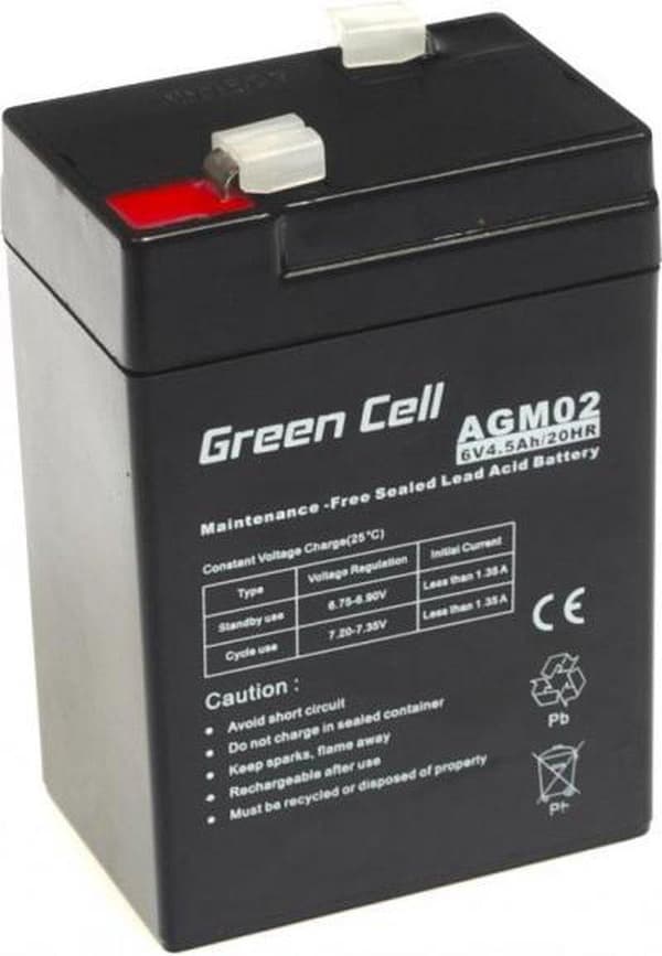 Green Cell AGM02 UPS batteri forseglet blysyre (VRLA)