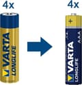 Miniatyrbillede 2 af 9: Varta 4103 Engangs AAA Alkaline-batteri
