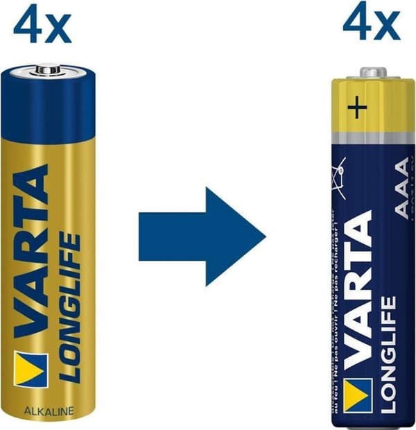 Varta 4103 Engangs AAA Alkaline-batteri