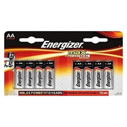 ENERGIZER ALKALINE BATTERIER MAX AA LR6, 8 STK, ØKO-EMBALLAGE