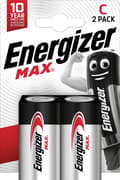 Miniatyrbillede 3 af 5: ENERGIZER BATTERI MAX C LR14. 2 stk. ØKO-pakke