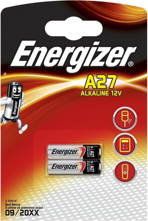 ENERGIZER BATTERIER SPECIALIST A27 2 STK