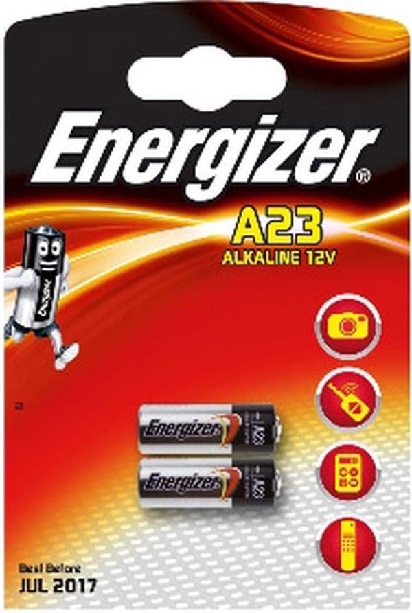 ENERGIZER BATTERIER SPECIALISERET A23 2 STK.