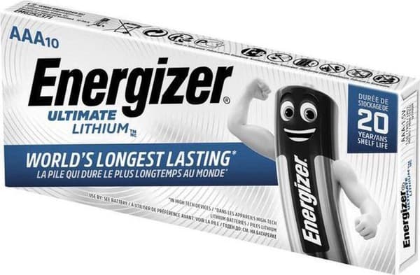 Energizer Ultimate Lithium-engangsbatteri AAA