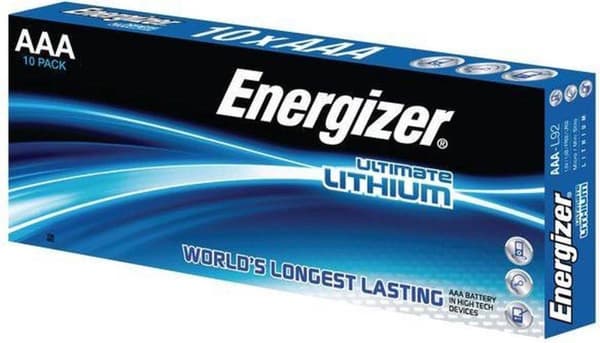 Energizer Ultimate Lithium-engangsbatteri AAA