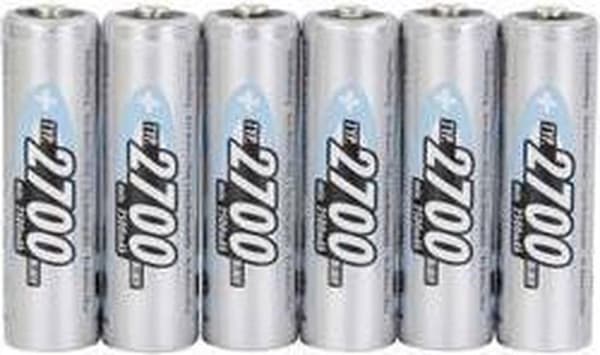 Ansmann 4+2 HR06 Genopladeligt AA-batteri (penlite) NiMH 2700 mAh 1,2 V 6 stk.