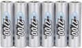Miniatyrbillede 4 af 4: Ansmann 4+2 HR06 Genopladeligt AA-batteri (penlite) NiMH 2700 mAh 1,2 V 6 stk.