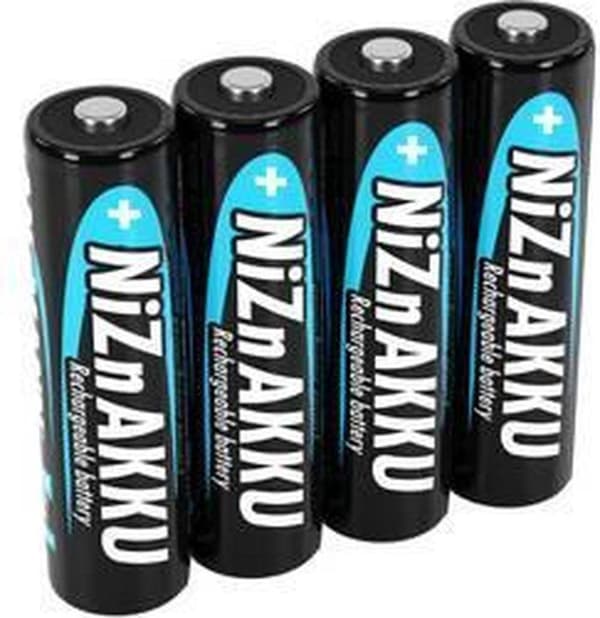 1x4 Ansmann NiZn batteri Mignon AA 2500 mAh