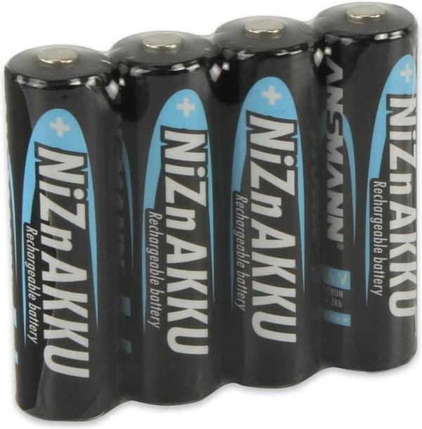 1x4 Ansmann NiZn batteri Mignon AA 2500 mAh
