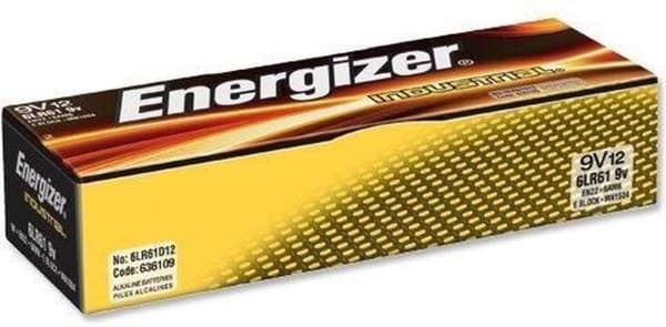Energizer ikke-genopladelige batterier Batteri Energizer Industrial 9V/boks 12