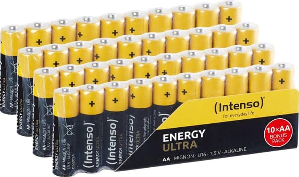 Intenso batteripaket 40 x AA LR6 Energy Ultra