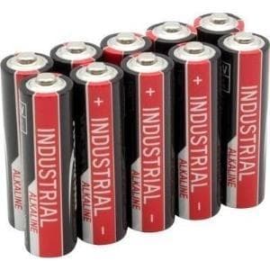 ANSMANN Industrial Alkaline Battery Mignon AA LR6 Longlife Alkaline Battery Industrielt batteri til høje strømkrav (pakke med 10)