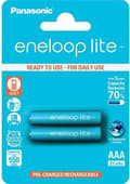 Miniatyrbild 3 av 6: Sanyo BK-4LCCE/2BE Nickelmetallhydrid 550mAh 1,2V uppladdningsbart batteri