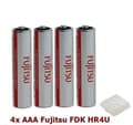 Miniatyrbild 4 av 6: Sanyo BK-4LCCE/2BE Nickelmetallhydrid 550mAh 1,2V uppladdningsbart batteri