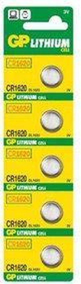 GP Lithium CR1620 - blisterpakning 5
