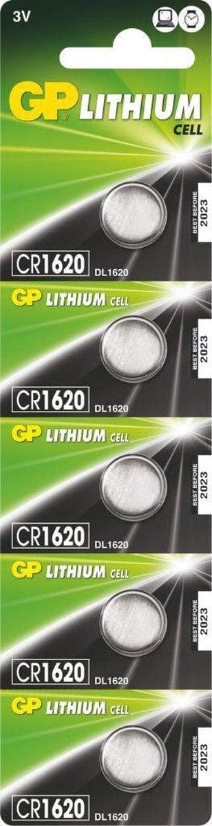 GP Lithium CR1620 - blisterpakning 5