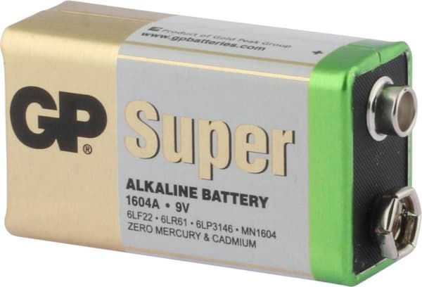 GP Batterier GP1604A-2LB8 9V batteri (blok) Alkaline 9 V 8 stk.