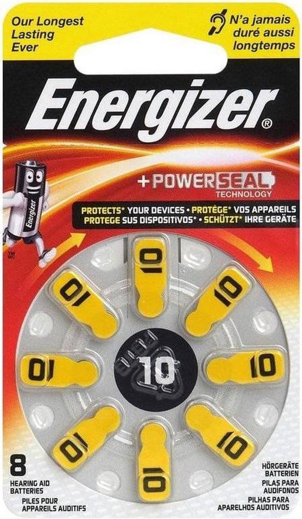 Energizer EN-53542573400 Zink-luftbatteri Pr70 1,4 V 8-blister