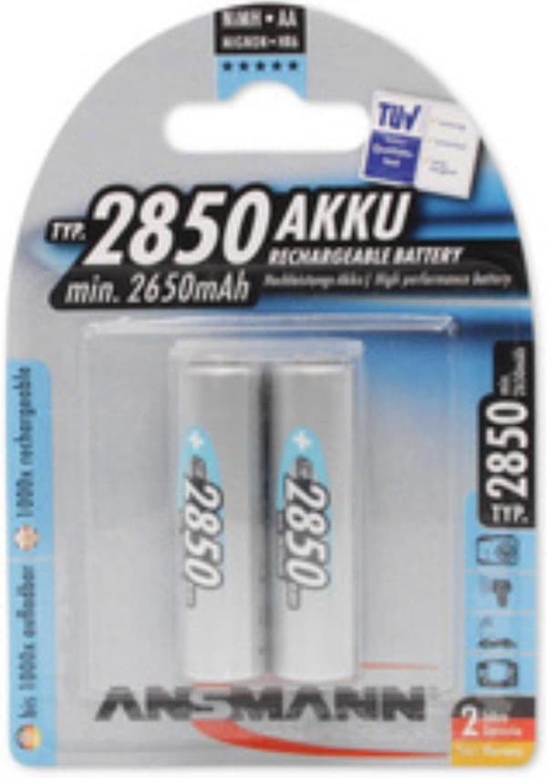 Ansmann AA genopladelige batterier