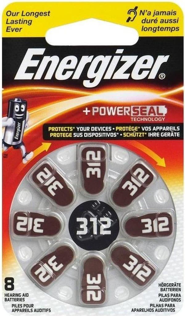 Energizer EN-53542574100 Zink-luftbatteri Pr41 1,4 V 8-blister