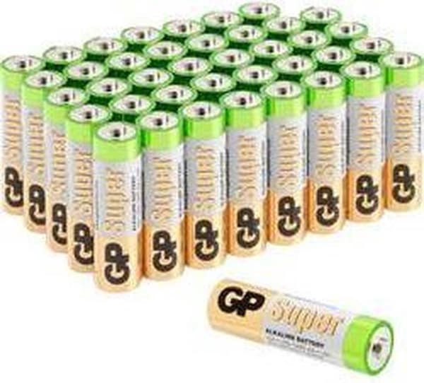 GP Super Alkaline AA batterier - 40 stk