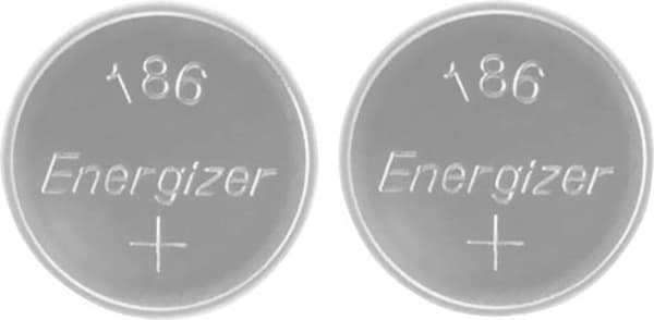 2 stk. (1 blister a 2 stk.) Energizer G10 / LR54 / 189 / AG10 1,5V alkalisk knapcellebatteri