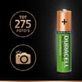 Miniatyrbillede 6 af 6: Duracell StayCharged - Batteri 4 x AAA NiMH 800 mAh (DUR203822)