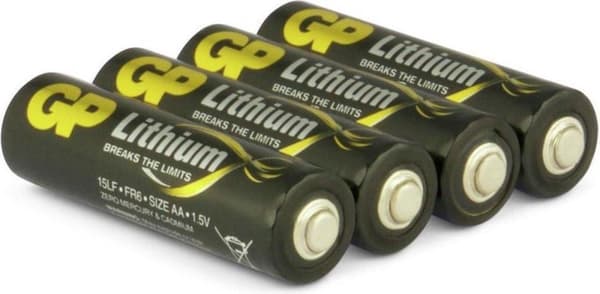 GP Batterier Lithium Primary AA Engangsbatteri Alkaline