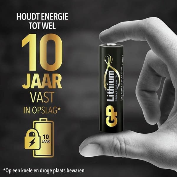GP Batterier Lithium Primary AA Engangsbatteri Alkaline