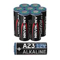 Miniatyrbillede 1 af 6: ANSMANN A23 12V alkalisk batteri - pakke med 8 MN21 batterier velegnet til alarmsystemer, garageportåbnere, fjernbetjeninger og meget mere - engangsba