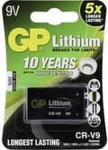 Miniatyrbild 2 av 4: GP Batterier Lithium CR-9V Engångsbatteri