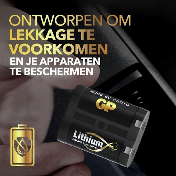 GP Photo Lithium 2CR5 batteri