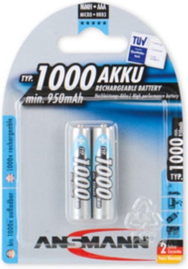 Ansmann AAA batterier