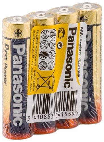 Batteri Alkaline Micro (AAA) - Panasonic - Pro Power
