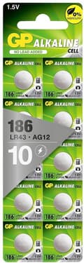 Miniatyrbillede 1 af 6: GP LR43 V12GA Alkaline 10 stk