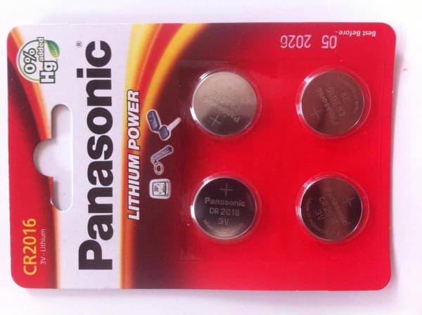 Panasonic CR-2016EL/4B Husholdningsbatteri Engangsbatteri CR2016 Lithium