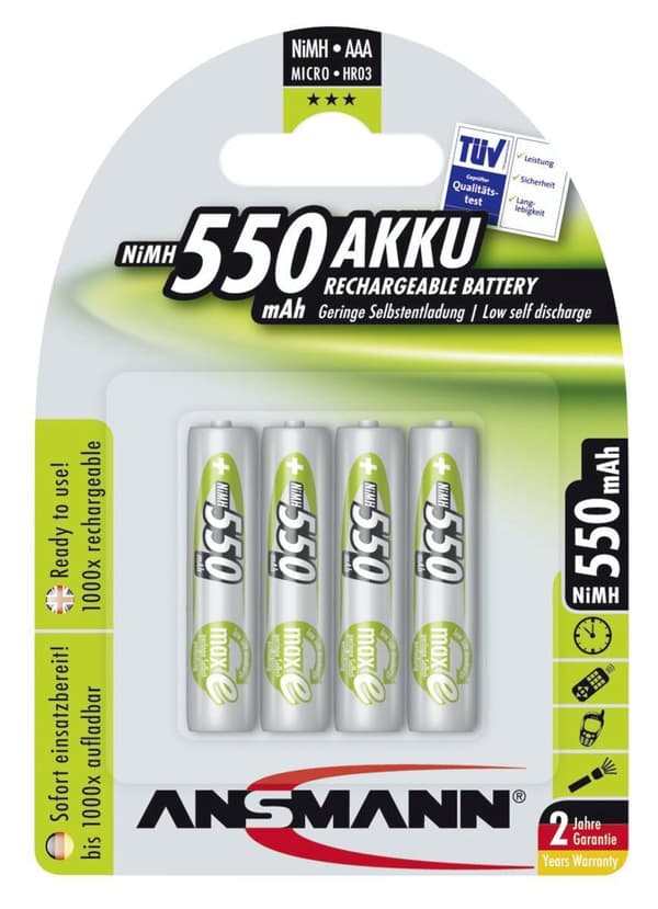 Ansmann AAA batterier