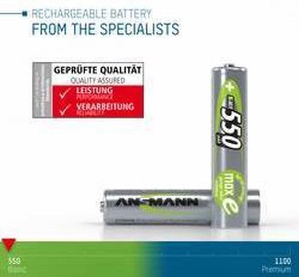 Ansmann AAA batterier