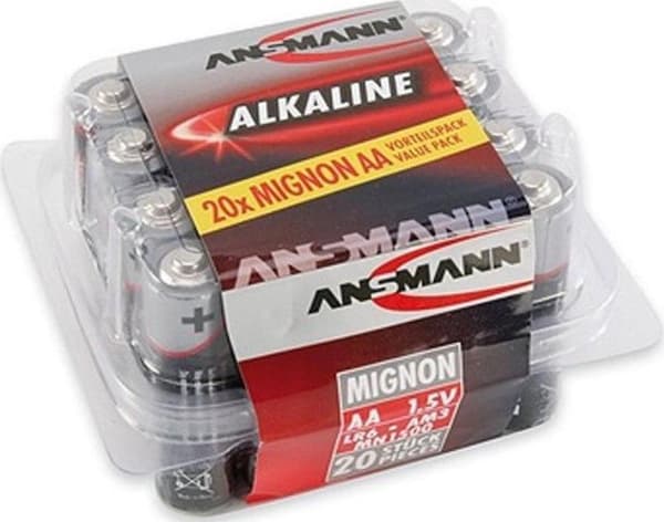 Ansmann - 20er Box AA - Mignon batteri