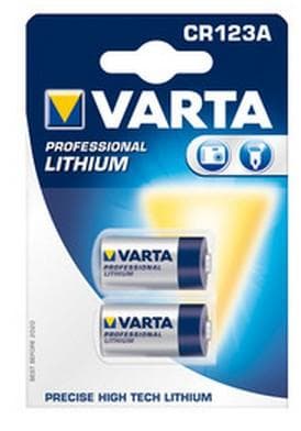 Varta, CR123A Fotobatteri 3 V 1600 mAh - 2 stk.