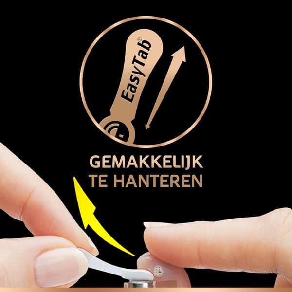 Duracell Duralock Høreapparat version 10 gul 6 batterier